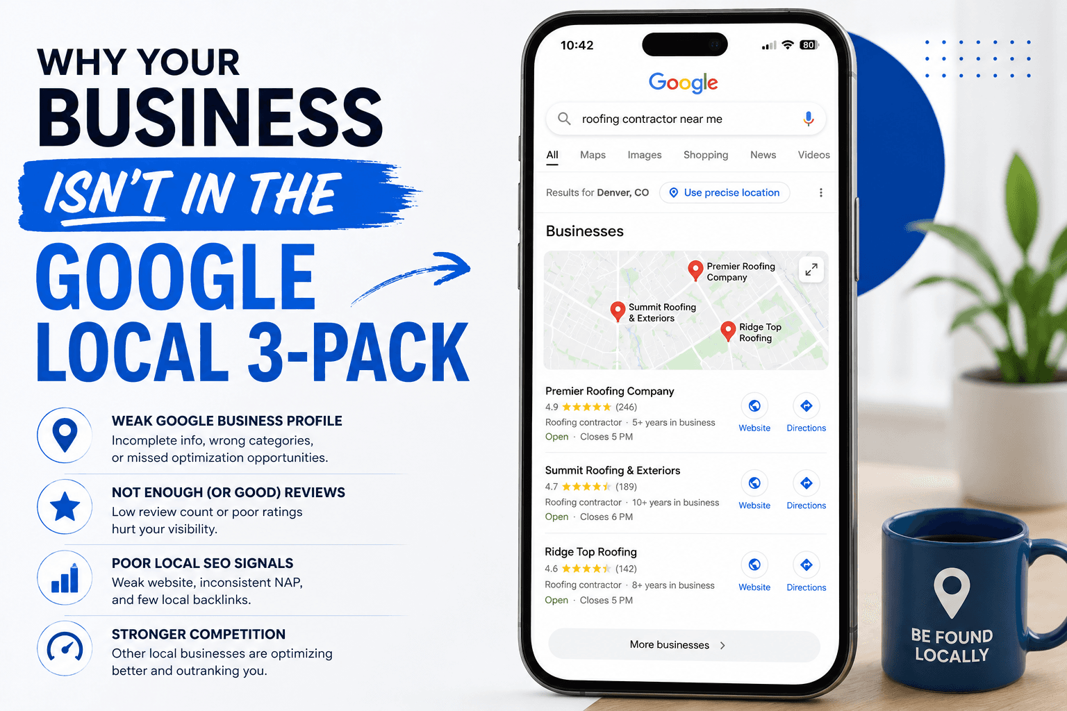 Why Your Business Is Not in the Google Local 3-Pack